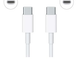 CABLE USB DE TIPO C A TIPO C 1.5MTS DE CARGA O TRANSFERENCIA DE DATOS