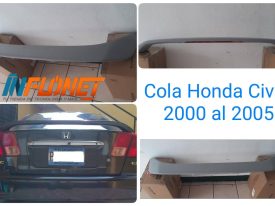 Cola de Pato HONDA CIVIC 2001 Al 2005 Alta Sedan con Luz 80210 4 Puertas
