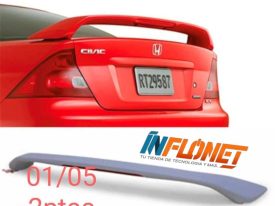 Cola de Pato HONDA CIVIC 2001 Al 2005 Alta Coupe con Luz 80220 2 Puertas