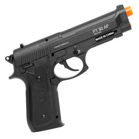 PISTOLA DE RESORTE UKARMS M757R CON MIRA LASER AIRSOFT PARA BALINES 6MM PLASTICOS - Image 3
