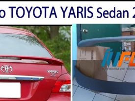 Cola de Pato TOYOTA YARIS 2007 al 2012 Sedan Alta Con Luz HM-TY010