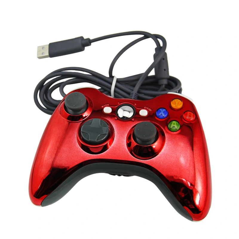 Control Alambrico USB XBOX 360 o PC Nuevo HS-XB128 Diseño Metalico