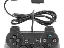 Control Alámbrico PS2 Nuevo HS-PII178 Cable 1.5mts Negro