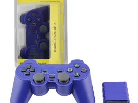 Control Inalambrico PS2 Nuevo 2.4Ghz Play Station 2 Color Azul HS-PII180