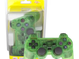 Control Inalambrico PS2 Nuevo 2.4Ghz Play Station 2 Color Verde Transparente HS-PII191