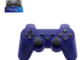 Control Inalámbrico PS3 Recargable Diseño Azul HS-PS3107