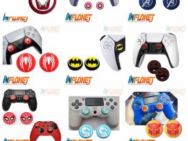 CAPS o Gomas de Silicon Par 2und Jostic de Controles Universales HS-PS5024 Controles de Nintendo SWITCH PRO - PS5- PS4- PS3 - PS2 - XBOX 360 - XBOX ONE-XBOX SERIES