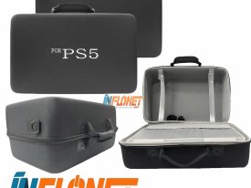 Maletin Duro para PS5 Fat-Slim-Pro color Negro HS-PS5819 de EVA