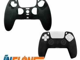Protector de Hule Para Control Elite De PS5 HS-PS5316 Color Negro