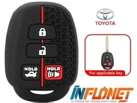 Protector o Forro de Hule Llave TOYOTA llave normal