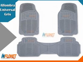 ALFOMBRAS UNIVERSALES DE HULE REDO 3 PIEZAS GRIS