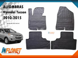 Alfombras de hule para Hyundai Tucson Años 2010, 2011, 2012, 2013, 2014, 2015 - Inflonet Guatemala.