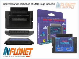 Casette Convertidor SEGA Master Sistem MS a Mega Drive MD o Genesis HS-RT005