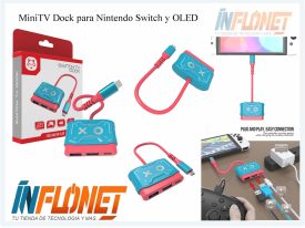 Dock Portable TV para Nintendo Switch Oled Convierte de Tipo C a HDMI HS-SW250RB