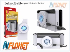 Ventilador de Enfriamiento para Dock de NINTENDO SWITCH OLED HS-SWL138 color Blanco