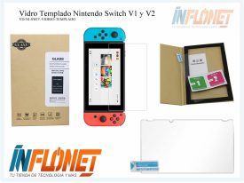 Vidrio Templado Protector de Pantalla compatible para NINTENDO SWITCH V1 y V2 HS-SW110
