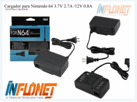 Cargador para Consola de NINTENDO 64 Nuevo 3.3V 2.7A y 12V 0.8A HS-N64701