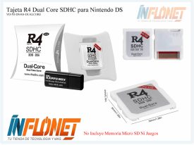Tarjeta R4 Dual Core Multijuegos compatible para Consolas Portables de Nintendo DS