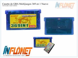 Juego Casette Multijuegos 369 Juegos en1 para GBA Nintendo Game Boy Advance Nuevo