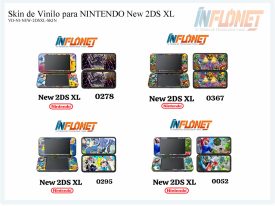 Skin o Calcomania de Vinilo Compatible para Nintendo New 2DS XL