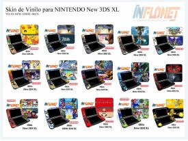 Skin o Calcomania de Vinilo Compatible para Nintendo New 3DS XL
