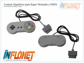 Control Alambrico Compatible para SNES o Super Nintendo HS-NES203