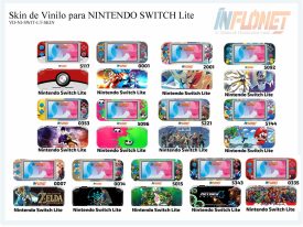 Skin o Calcomania de Vinilo Compatible con Nintendo SWITCH Lite