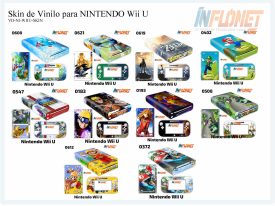 Skin o Calcomania de Vinilo Compatible con Nintendo Wii U