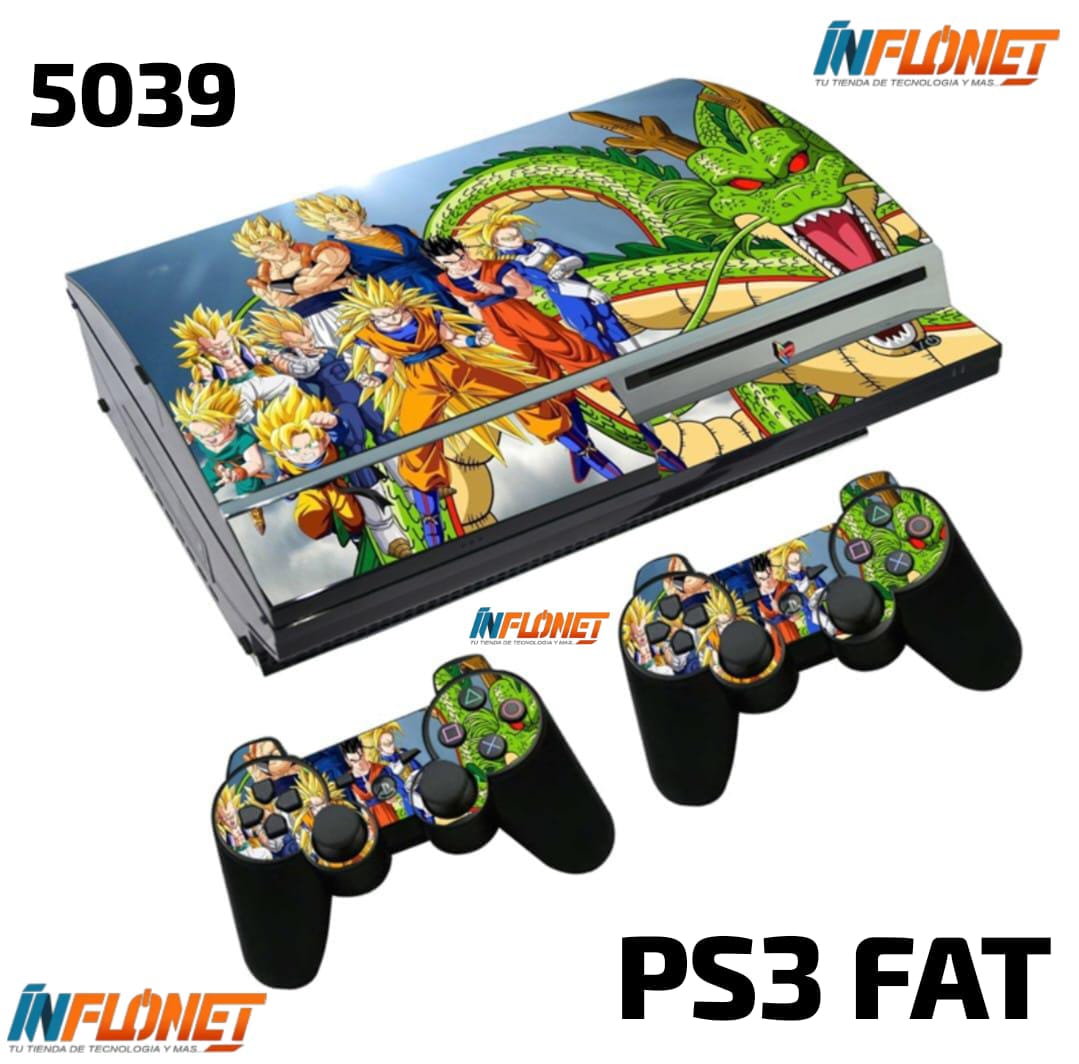 Skin o Calcomania de Vinilo Compatible con PS3 FAT - Image 3