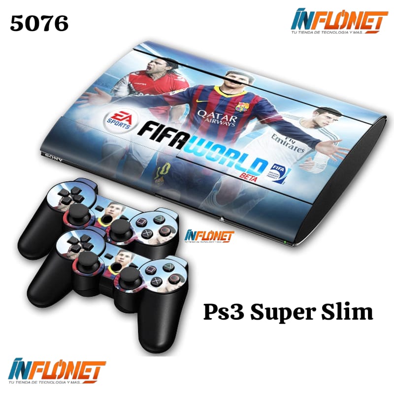 Skin o Calcomania de Vinilo Compatible con PS3 Super Slim - Image 8