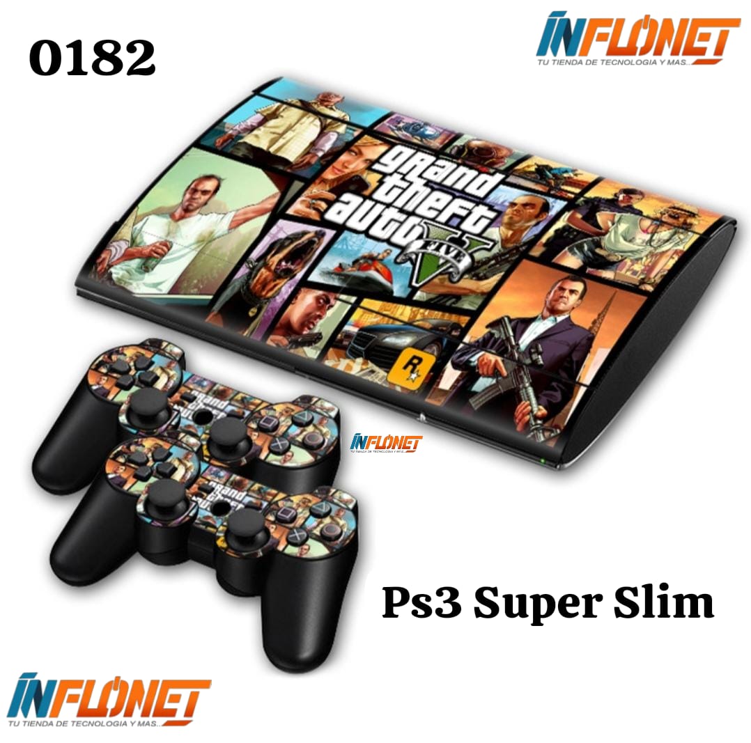 Skin o Calcomania de Vinilo Compatible con PS3 Super Slim - Image 6