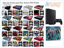Skin o Calcomania de Vinilo Compatible con PS4 SLIM
