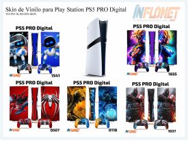 Skin o Calcomania de Vinilo Compatible con Play Station PS5 PRO Digital