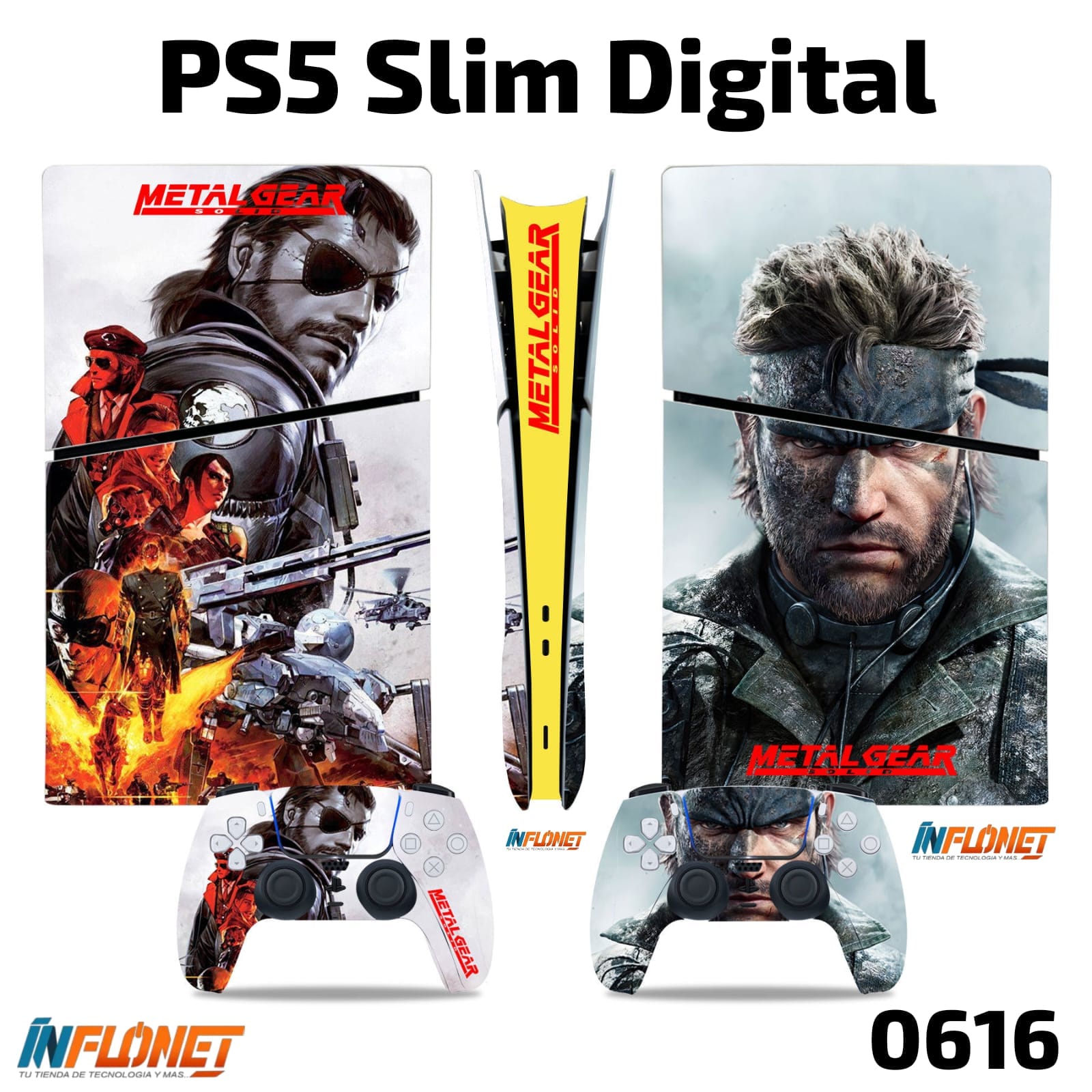 Skin o Calcomania de Vinilo Compatible con Play Station PS5 Slim Digital - Image 21