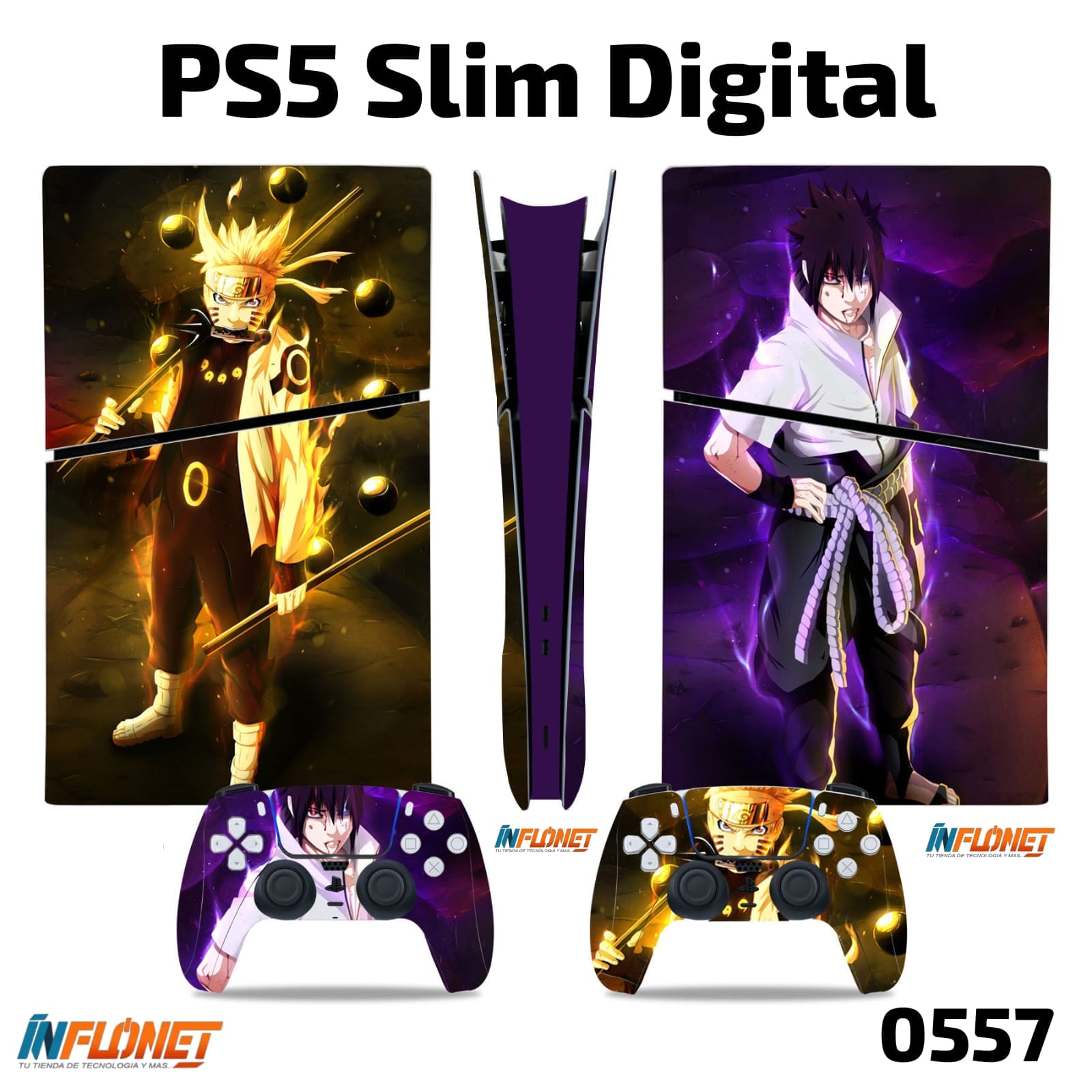 Skin o Calcomania de Vinilo Compatible con Play Station PS5 Slim Digital - Image 25