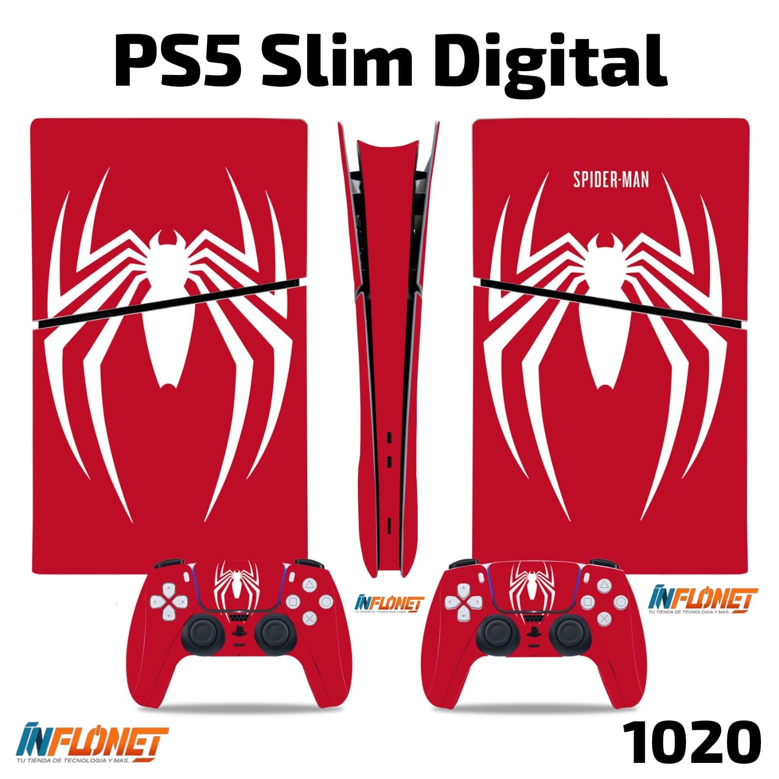 Skin o Calcomania de Vinilo Compatible con Play Station PS5 Slim Digital - Image 8