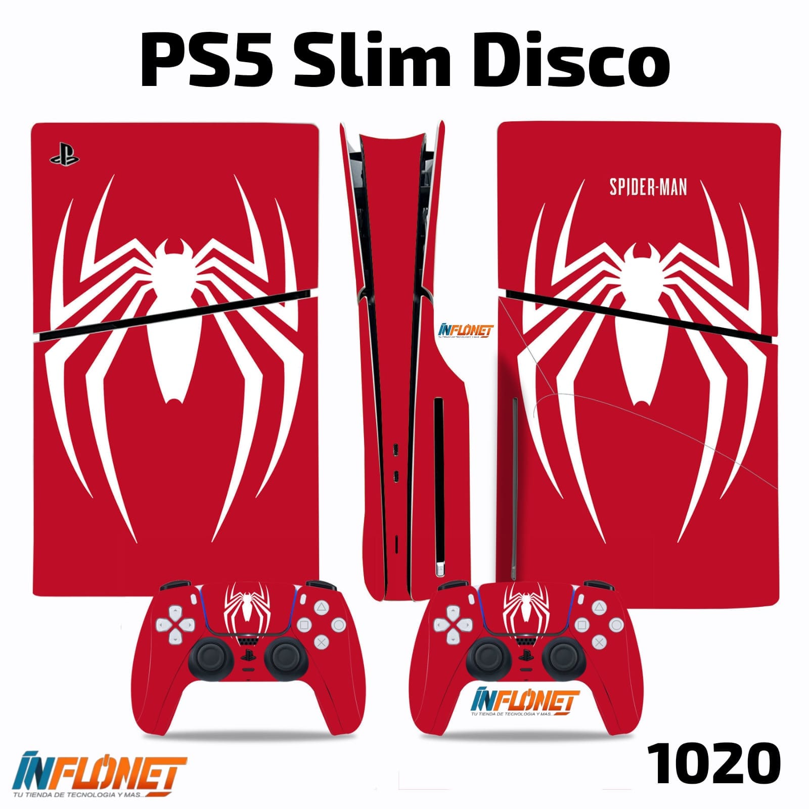 Skin o Calcomania de Vinilo Compatible con Play Station PS5 Slim Disco - Image 21