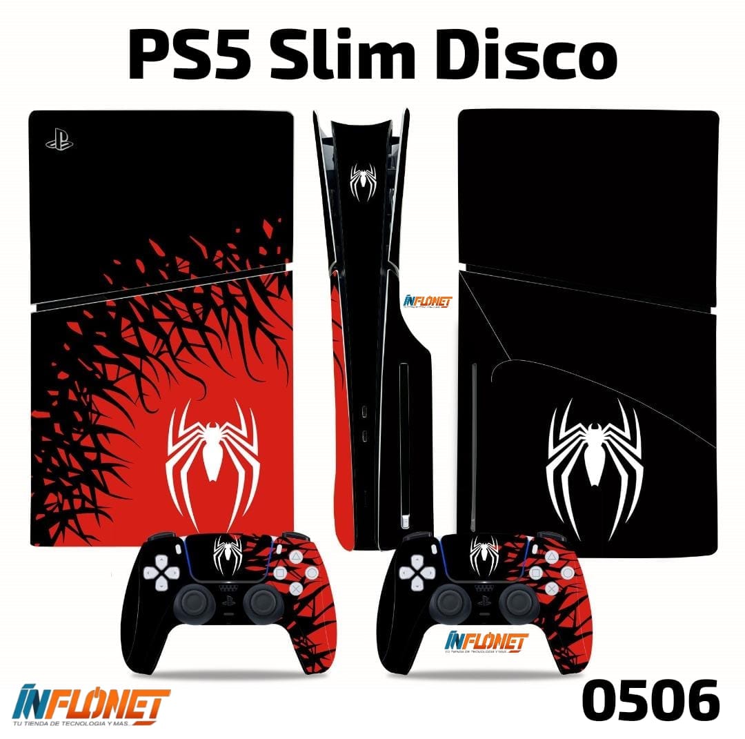 Skin o Calcomania de Vinilo Compatible con Play Station PS5 Slim Disco - Image 23