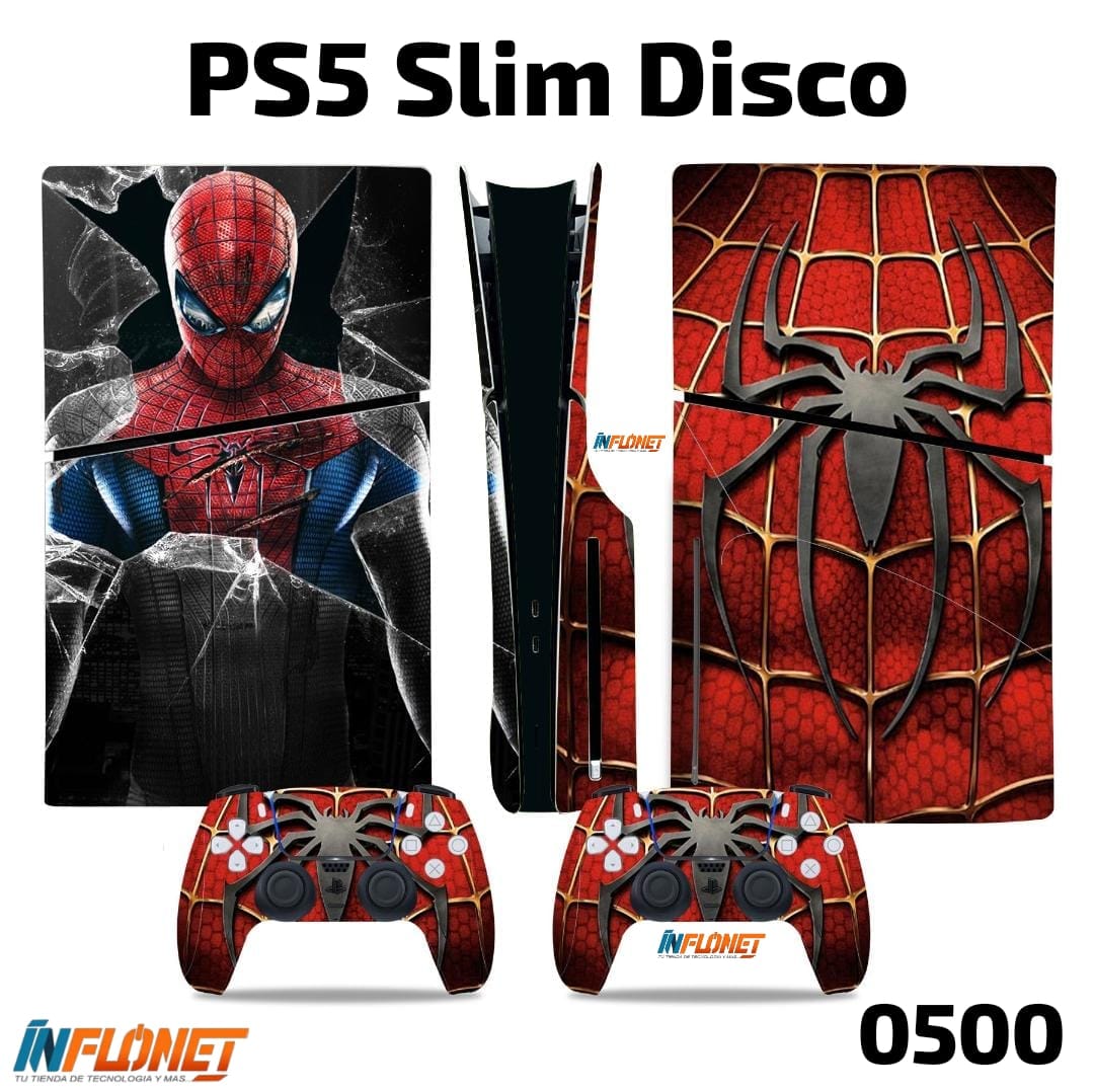Skin o Calcomania de Vinilo Compatible con Play Station PS5 Slim Disco - Image 24
