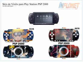 Skin o Calcomania de Vinilo Compatible con Play Station PSP 2000