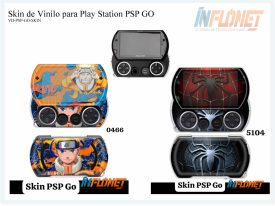 Skin o Calcomania de Vinilo Compatible con Play Station PSP GO Son 2 Diseños disponibles