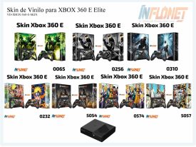 Skin o Calcomania de Vinilo Compatible con XBOX 360 E o Elite