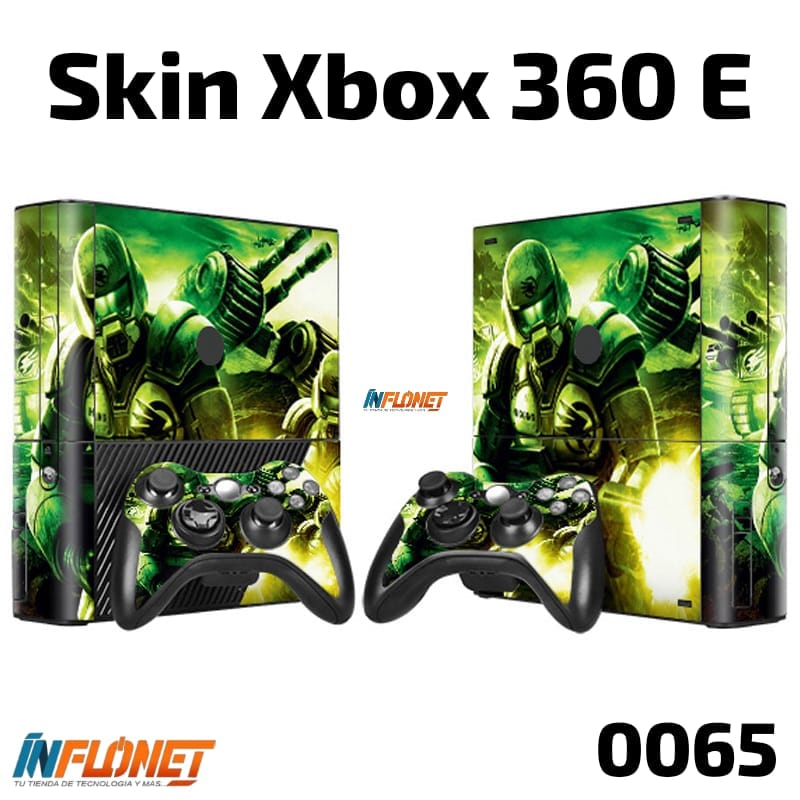 Skin o Calcomania de Vinilo Compatible con XBOX 360 E o Elite - Image 3