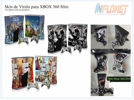 Skin o Calcomania de Vinilo Compatible con XBOX 360 Slim