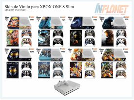 Skin o Calcomania de Vinilo Compatible con XBOX ONE S Slim