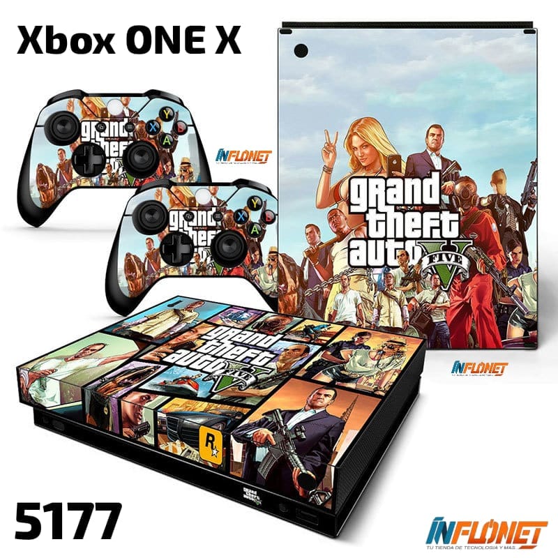 Skin o Calcomania de Vinilo Compatible con XBOX ONE X - Image 4