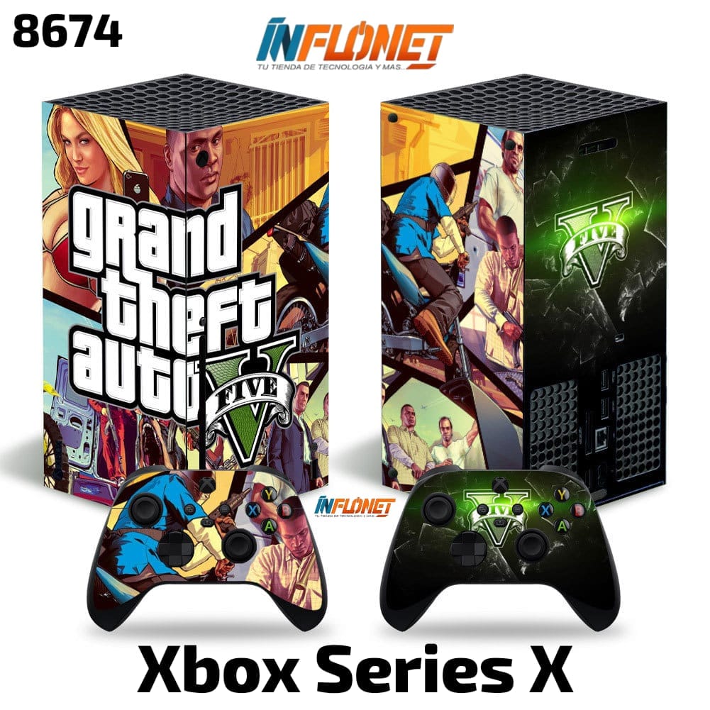 Skin o Calcomania de Vinilo Compatible con XBOX SERIES X - Image 13