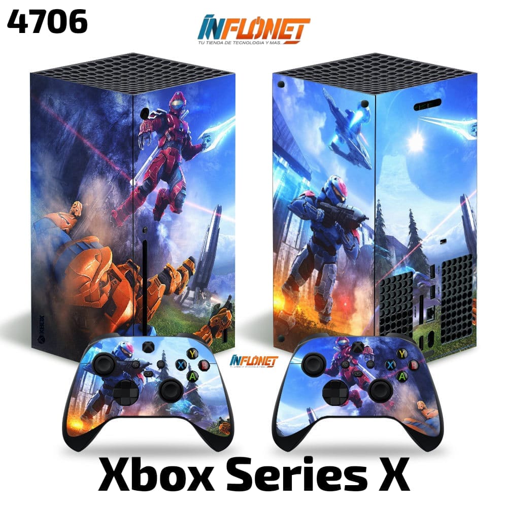 Skin o Calcomania de Vinilo Compatible con XBOX SERIES X - Image 12