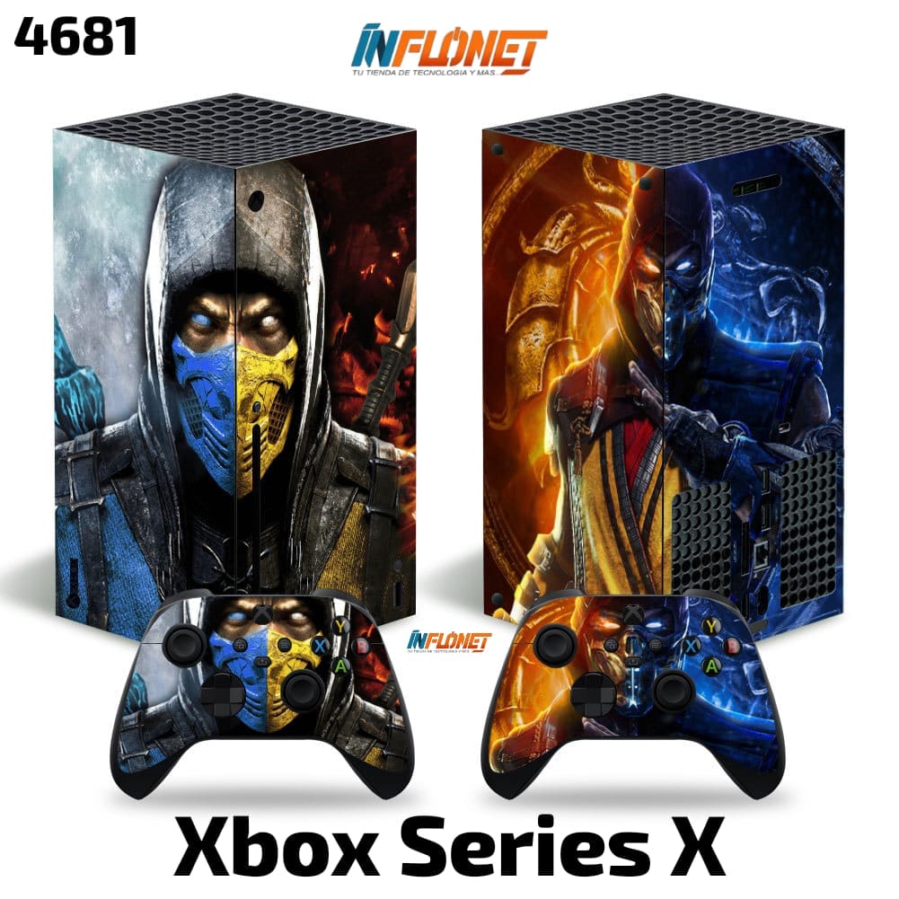 Skin o Calcomania de Vinilo Compatible con XBOX SERIES X - Image 6