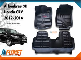 Alfombras de bandeja 3D TPU para Honda CRV compatible con los Años 2012, 2013, 2014, 2015, 2016 - Inflonet Guatemala